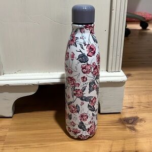 Vera Bradley stainless steel water bottle 17 ounces hummingbird ditsy